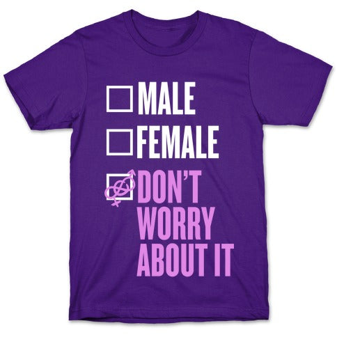 I am Genderfluid Check List T-Shirt